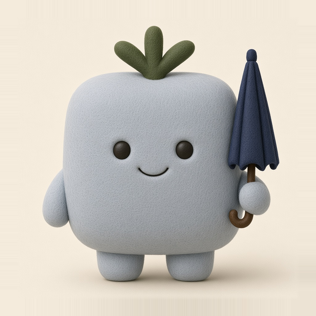 Brolly, a Tidalux mascot