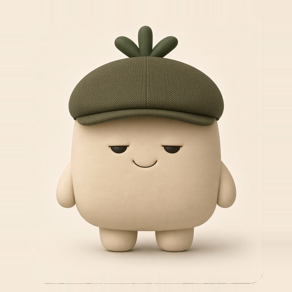 Flat cap, a Tidalux mascot